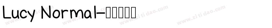 Lucy Normal字体转换